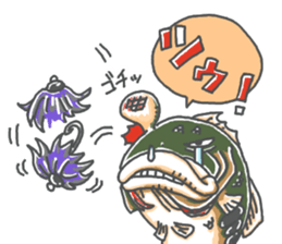 black bass backlash sticker #14491624