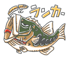 black bass backlash sticker #14491627