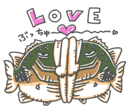 black bass backlash sticker #14491629