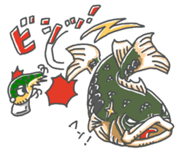 black bass backlash sticker #14491630