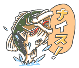 black bass backlash sticker #14491631