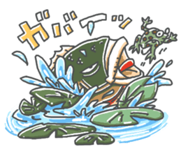 black bass backlash sticker #14491634