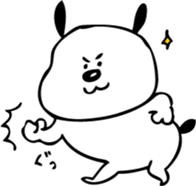 dog "ochappii" sticker #14492300