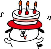 dog "ochappii" sticker #14492302