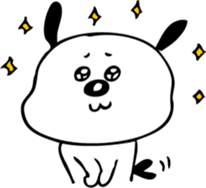 dog "ochappii" sticker #14492304