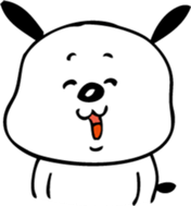 dog "ochappii" sticker #14492307