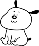 dog "ochappii" sticker #14492309