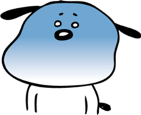 dog "ochappii" sticker #14492312