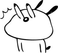 dog "ochappii" sticker #14492315