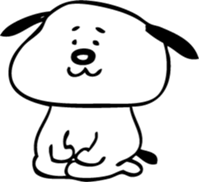 dog "ochappii" sticker #14492319