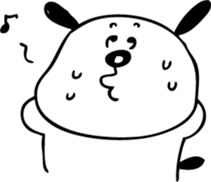 dog "ochappii" sticker #14492323