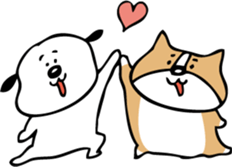 dog "ochappii" sticker #14492330