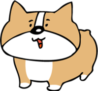 dog "ochappii" sticker #14492331