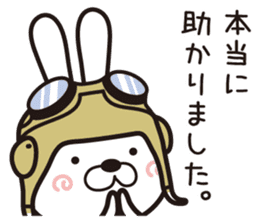 Usagi Corps that can be used to work(2) sticker #14492615