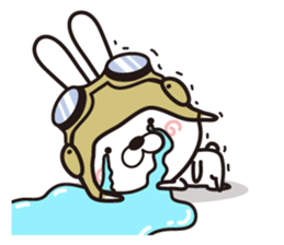 Usagi Corps that can be used to work(2) sticker #14492631