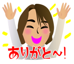 Eyebrow makichan sticker #14492731