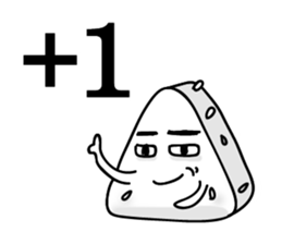 Rice ball people sticker #14493078
