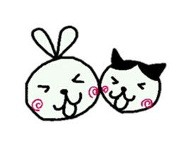 usausaneko2 sticker #14494021