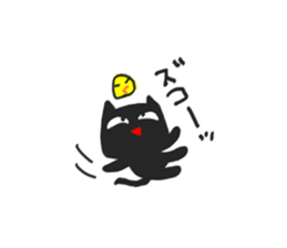Black Cat & Piyo sticker #14494123