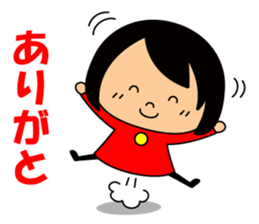 Cute girl/The daily life's volume sticker #14494602