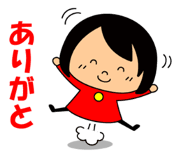 Cute girl/The daily life's volume sticker #14494602