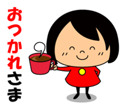 Cute girl/The daily life's volume sticker #14494604