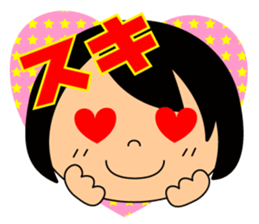 Cute girl/The daily life's volume sticker #14494612