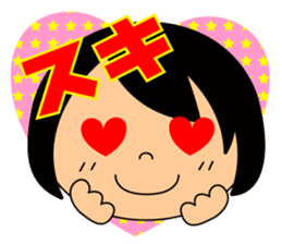 Cute girl/The daily life's volume sticker #14494612