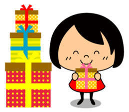 Cute girl/The daily life's volume sticker #14494613