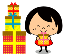 Cute girl/The daily life's volume sticker #14494613