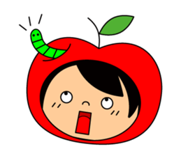 Cute girl/The daily life's volume sticker #14494615