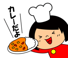 Cute girl/The daily life's volume sticker #14494617