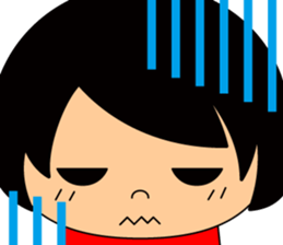 Cute girl/The daily life's volume sticker #14494621