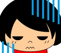 Cute girl/The daily life's volume sticker #14494621