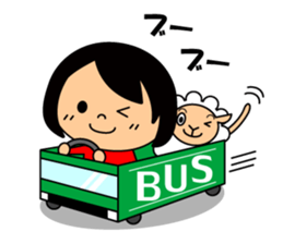 Cute girl/The daily life's volume sticker #14494624