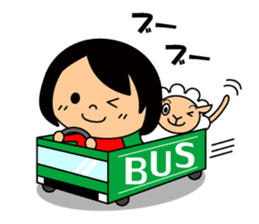 Cute girl/The daily life's volume sticker #14494624