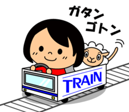 Cute girl/The daily life's volume sticker #14494625