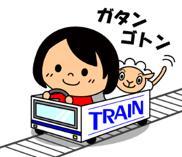 Cute girl/The daily life's volume sticker #14494625