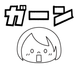 Cute girl/The daily life's volume sticker #14494631
