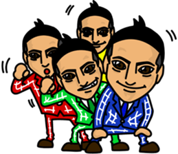 Japanese powerful boy sticker #14494776