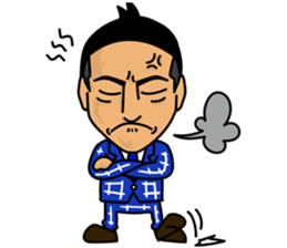 Japanese powerful boy sticker #14494777
