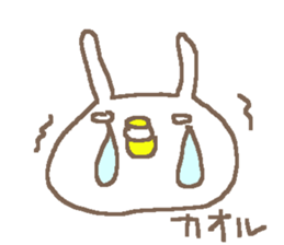 Kaoru cute rabbit stickers! sticker #14495074