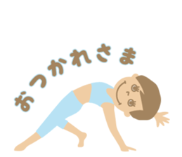 Sandee Yoga - Japanese sticker #14495287