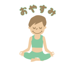 Sandee Yoga - Japanese sticker #14495300