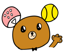 Paddle Tennis Bear sticker #14495406