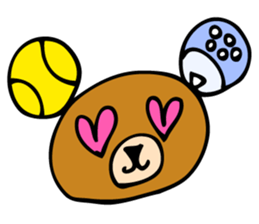 Paddle Tennis Bear sticker #14495407