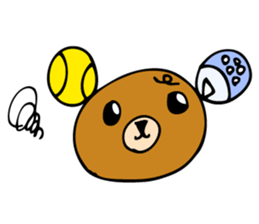 Paddle Tennis Bear sticker #14495409