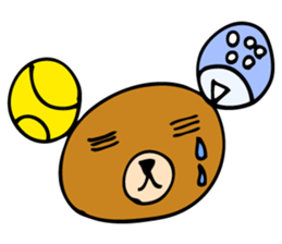 Paddle Tennis Bear sticker #14495411