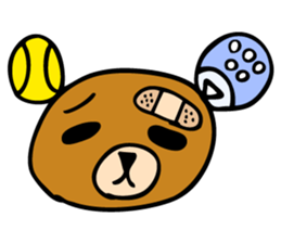 Paddle Tennis Bear sticker #14495414