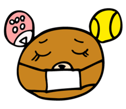 Paddle Tennis Bear sticker #14495415